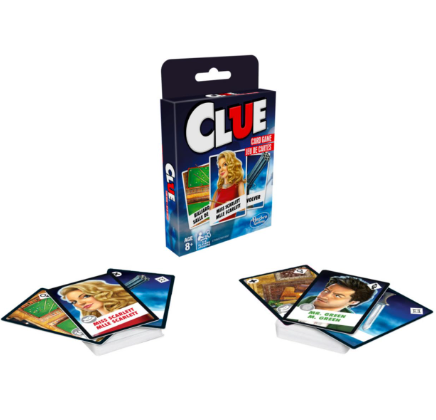 Hasbro Clue Card Strategy Game 6+ Yrs