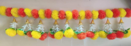 Diacraft Orange Yellow Marigold Toran 1460| Size:3"