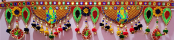 Diacraft Toran1297Velvet Pis Toran| Size:36 x