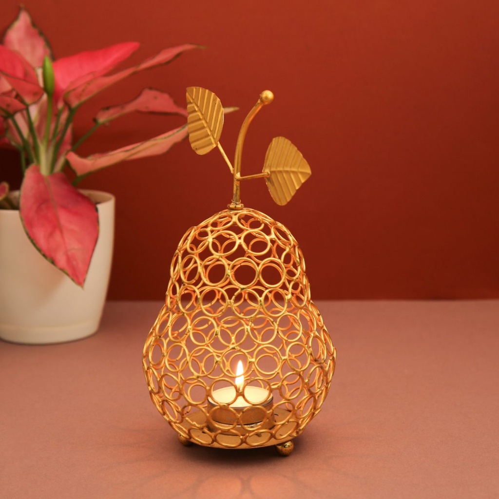 DIACRAFT PEAR TEA LIGHT HOLDER