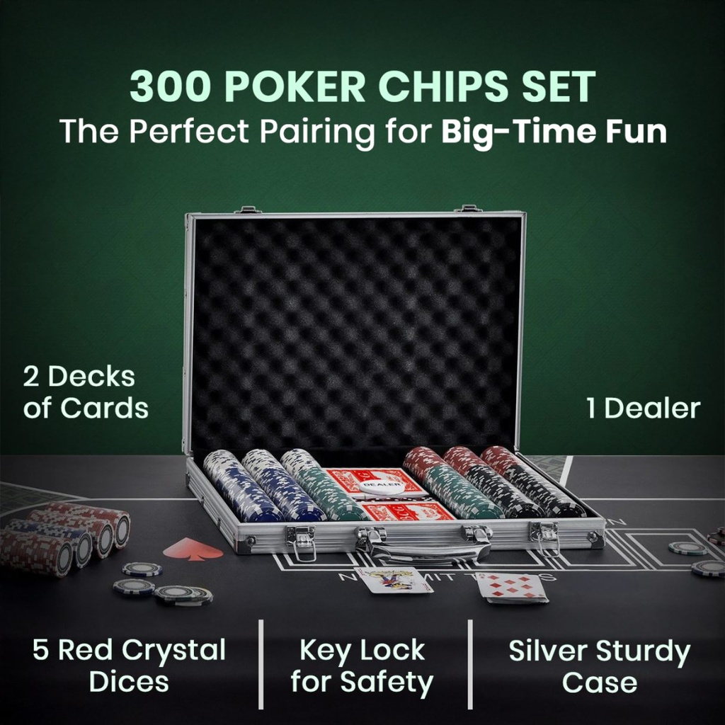 Picfest Premium Casino Poker Chips Set of 300pc