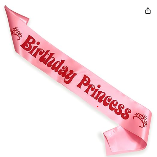Picfest Birthday Princess Sash