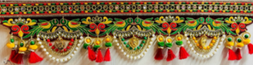 Diacraft Toran1156Maroon Heavy| Size:36 x 9 inch to 11 inch