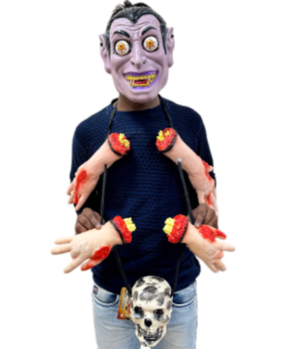 Picfest Halloween Broken Arms and Skull Garland